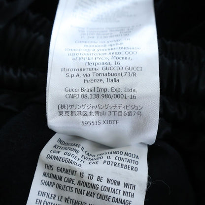 Gucci Velour Side Line Sweatshirt Jogger Pants Black — view 8