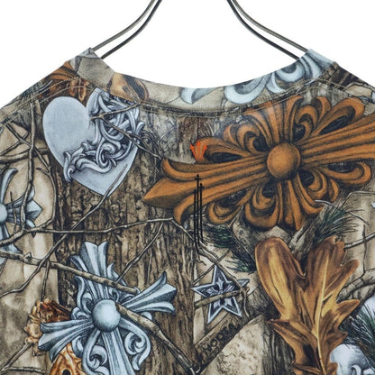 Chrome Hearts Nike Nocta Drake Crew Neck Short Sleeve T-Shirt Brown — view 4