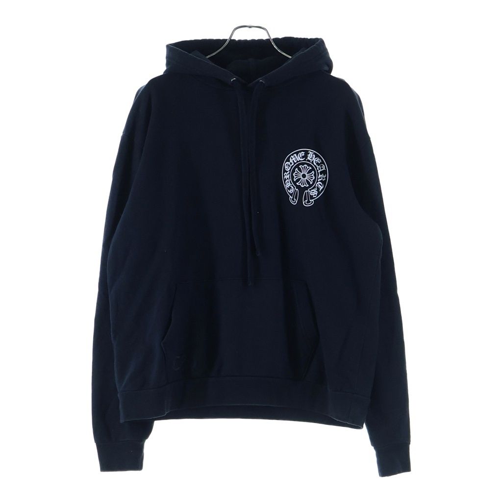 Chrome Hearts Osaka Horseshoe Hoodie Limited Sleeve Print Pullover Black — view 2