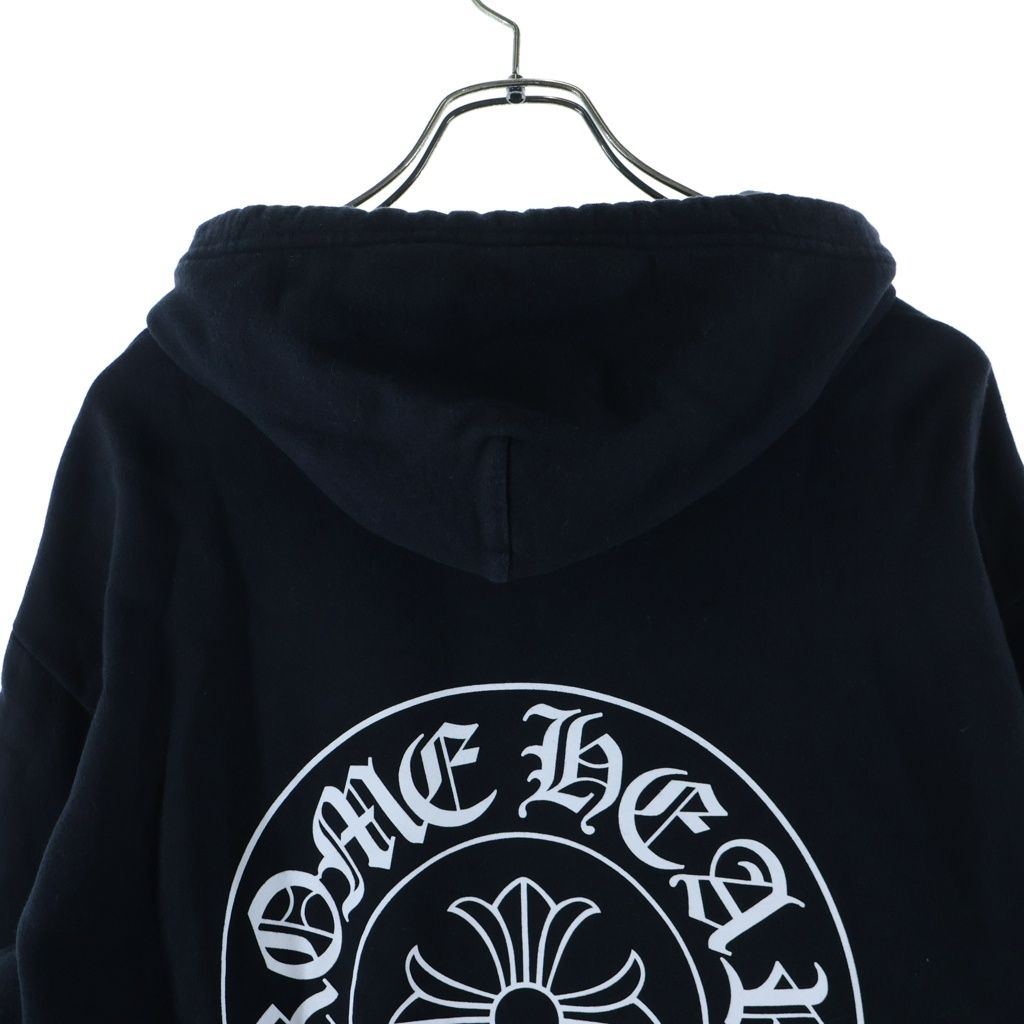 Chrome Hearts Osaka Horseshoe Hoodie Limited Sleeve Print Pullover Black — view 4