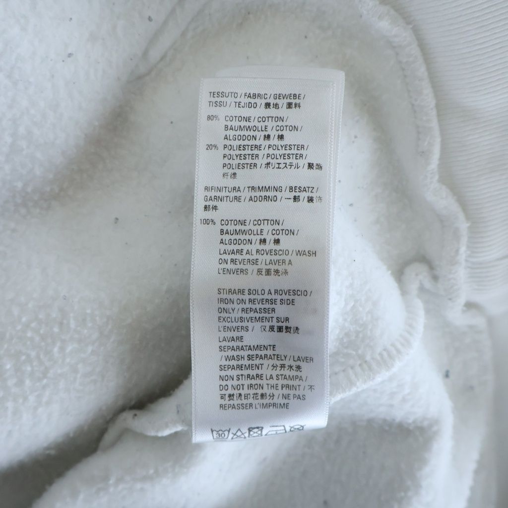 Balenciaga Slime Paint Logo Hoodie Pullover Sweatshirt White — view 7