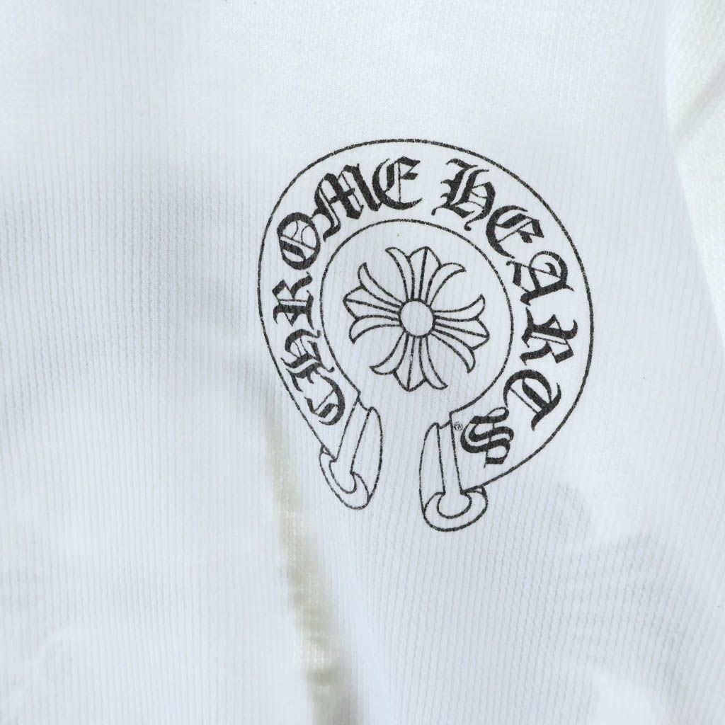 Chrome Hearts Vintage CH L S Tee Back Floral Horse Shoe Print Crew Neck Long — view 5