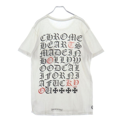 Chrome Hearts CH T-shrt 1 Back English Print T-Shirt