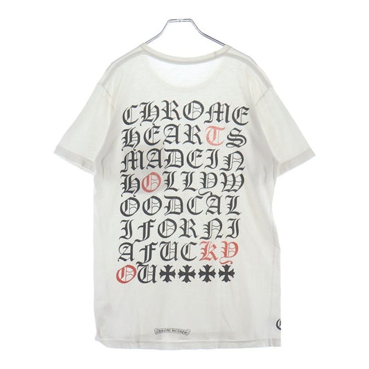 Chrome Hearts CH T-shrt 1 Back English Print T-Shirt