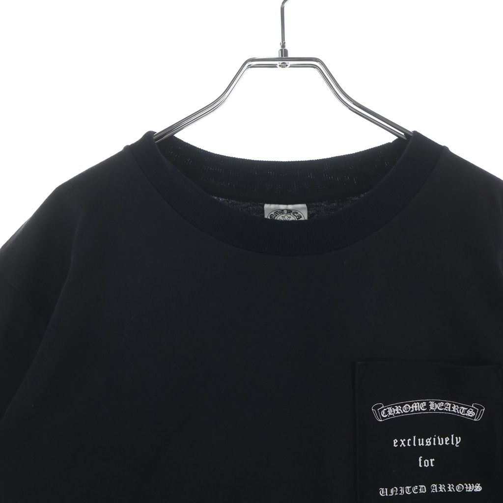 Chrome Hearts Vintage United Arrows Crew Neck Short Sleeve T-Shirt Black — view 3