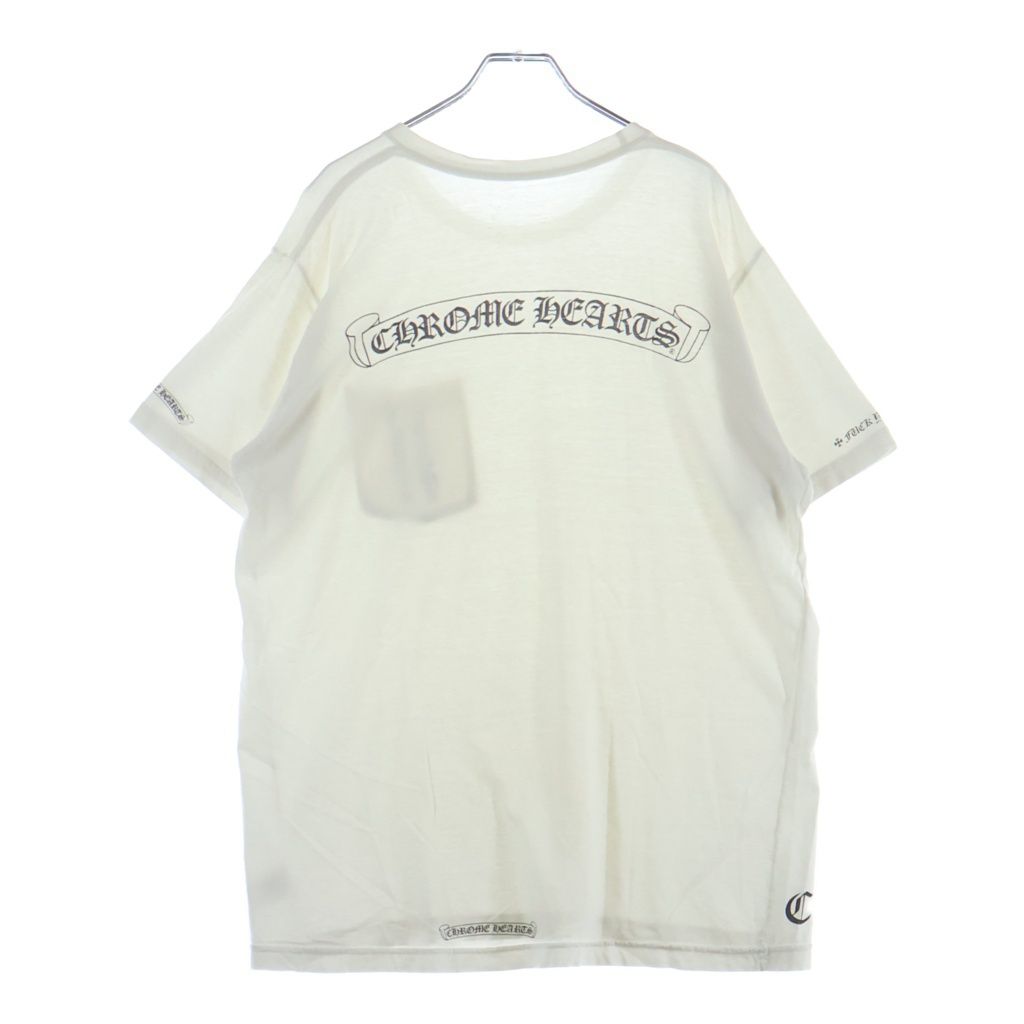 Chrome Hearts CH S Tee Back Scroll Label Print Short Sleeve T-Shirt — view 2