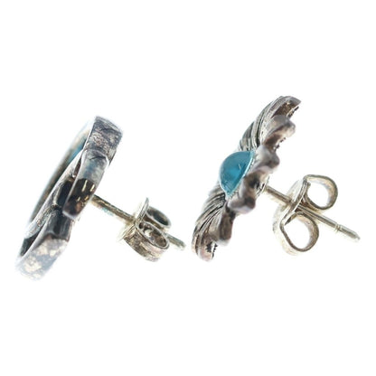 Gucci GG Marmont Flower Color Stone Stud Earrings Silver — view 3