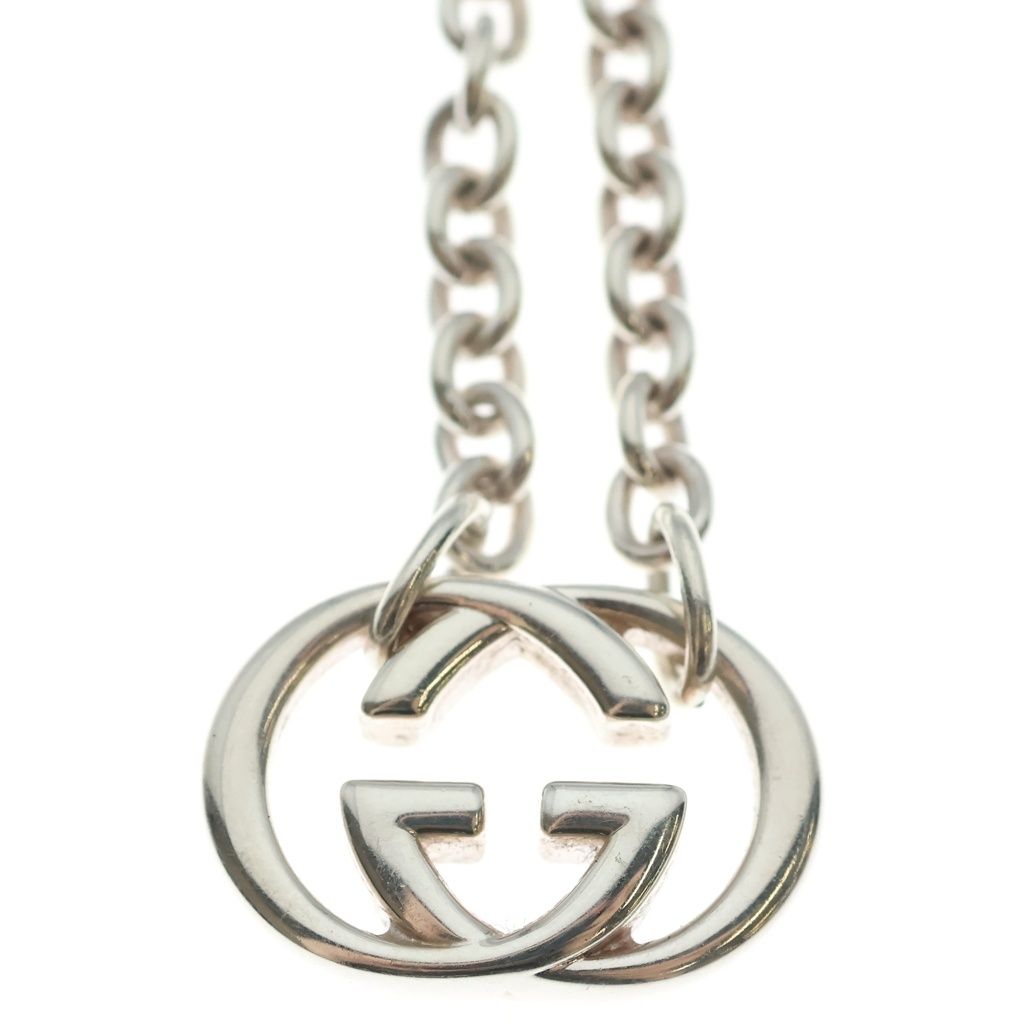 Gucci Interlocking Pendant Chain Silver — view 3