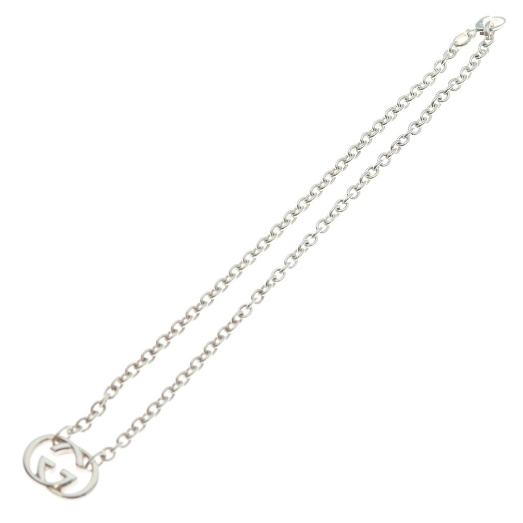 Gucci Interlocking Pendant Chain Silver — view 2