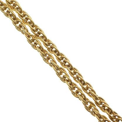 Chanel CC Logo Long Chain Pendant Gold — view 4