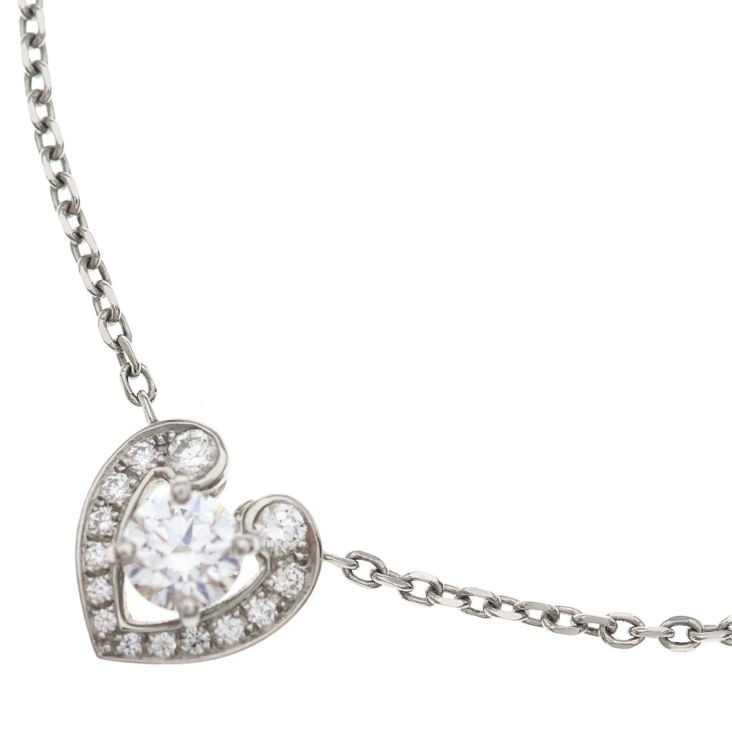 Cartier Your Mine Diamond Pendant Chain Silver