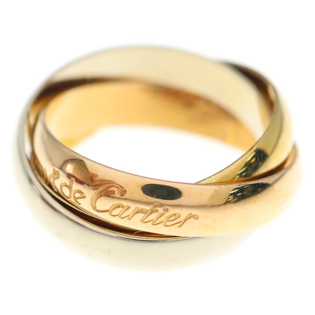 Cartier Trinity Ring 750 Pink Gold Silver