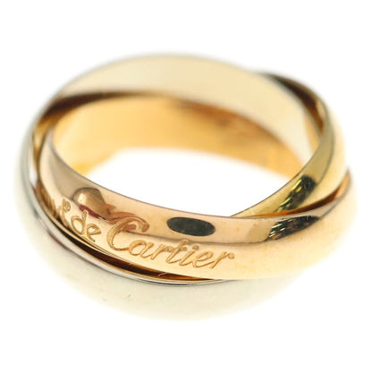 Cartier Trinity Ring 750 Pink Gold Silver