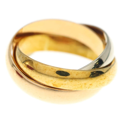 Cartier Trinity Ring 750 Pink Gold Silver — view 2