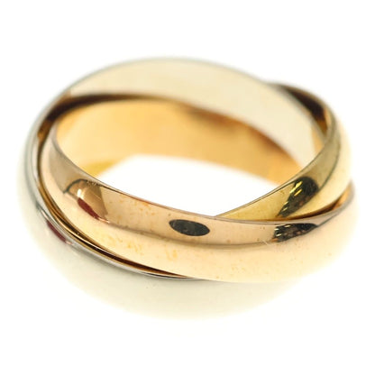 Cartier Trinity Ring 750 Pink Gold Silver — view 4