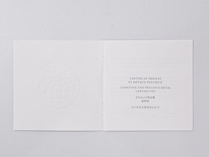 Hermes Croisette Ring 51 Silver — view 9