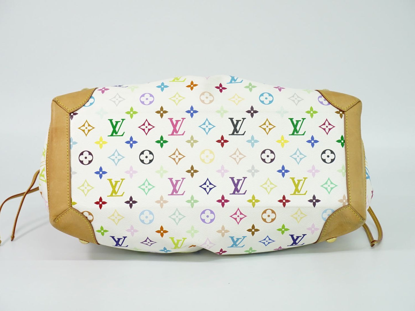 Louis Vuitton LV Ursula Monogram Multicolor Takashi Murakami Handbag Blanc — view 3