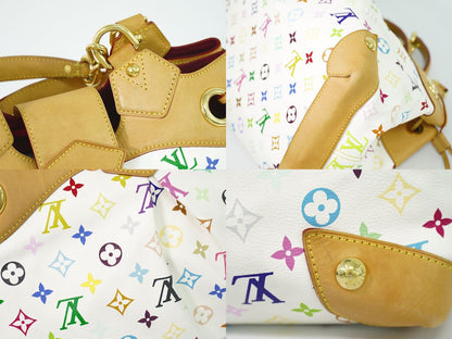 Louis Vuitton LV Ursula Monogram Multicolor Takashi Murakami Handbag Blanc — view 7