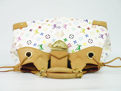 Louis Vuitton LV Ursula Monogram Multicolor Takashi Murakami Handbag Blanc — view 5