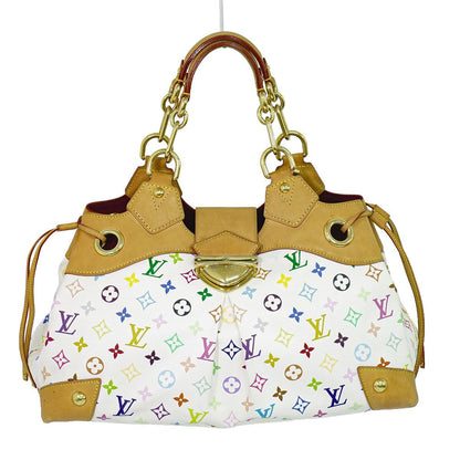 Louis Vuitton LV Ursula Monogram Multicolor Takashi Murakami Handbag Blanc