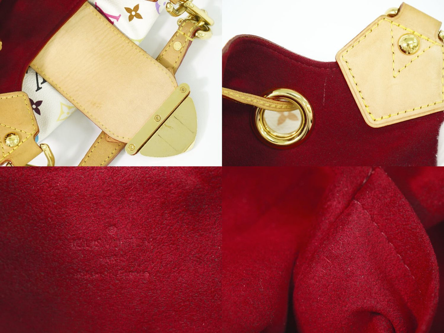 Louis Vuitton LV Ursula Monogram Multicolor Takashi Murakami Handbag Blanc — view 9