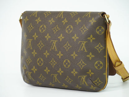 Louis Vuitton LV Musette Tango Short Monogram Shoulder Bag Brown — view 2