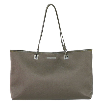 Gucci Satin Shoulder Bag Tote Brown
