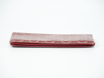 Goyard Herringbone Wallet Red Richelieu — view 3