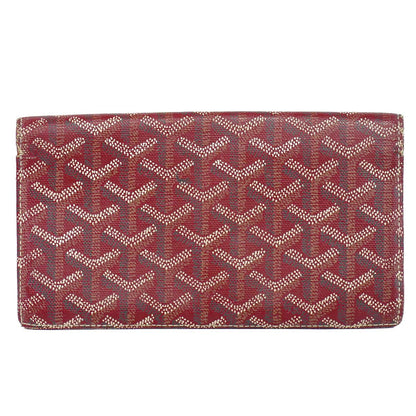 Goyard Herringbone Wallet Red Richelieu