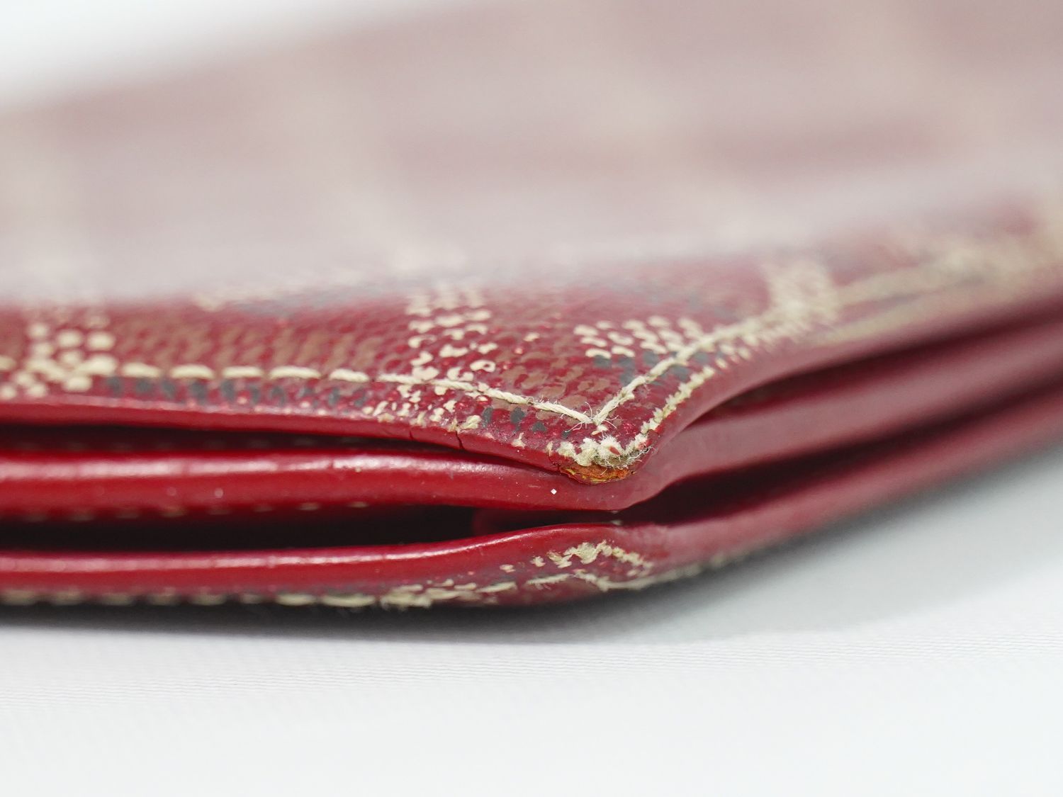 Goyard Herringbone Wallet Red Richelieu — view 7