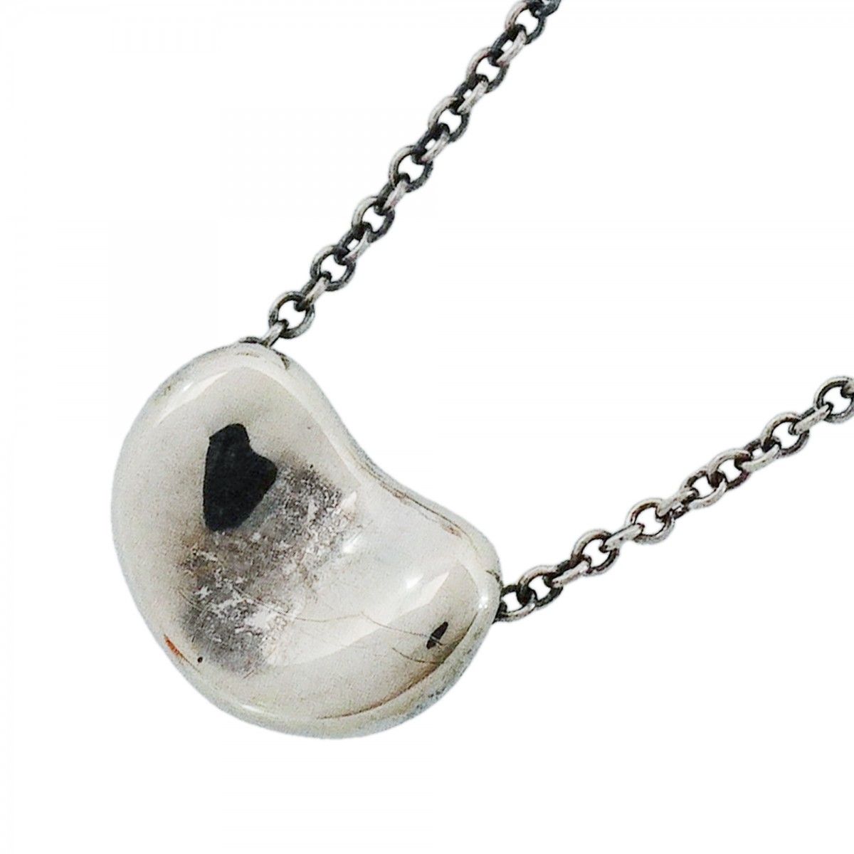 Tiffany & Co Necklace Bean Silver
