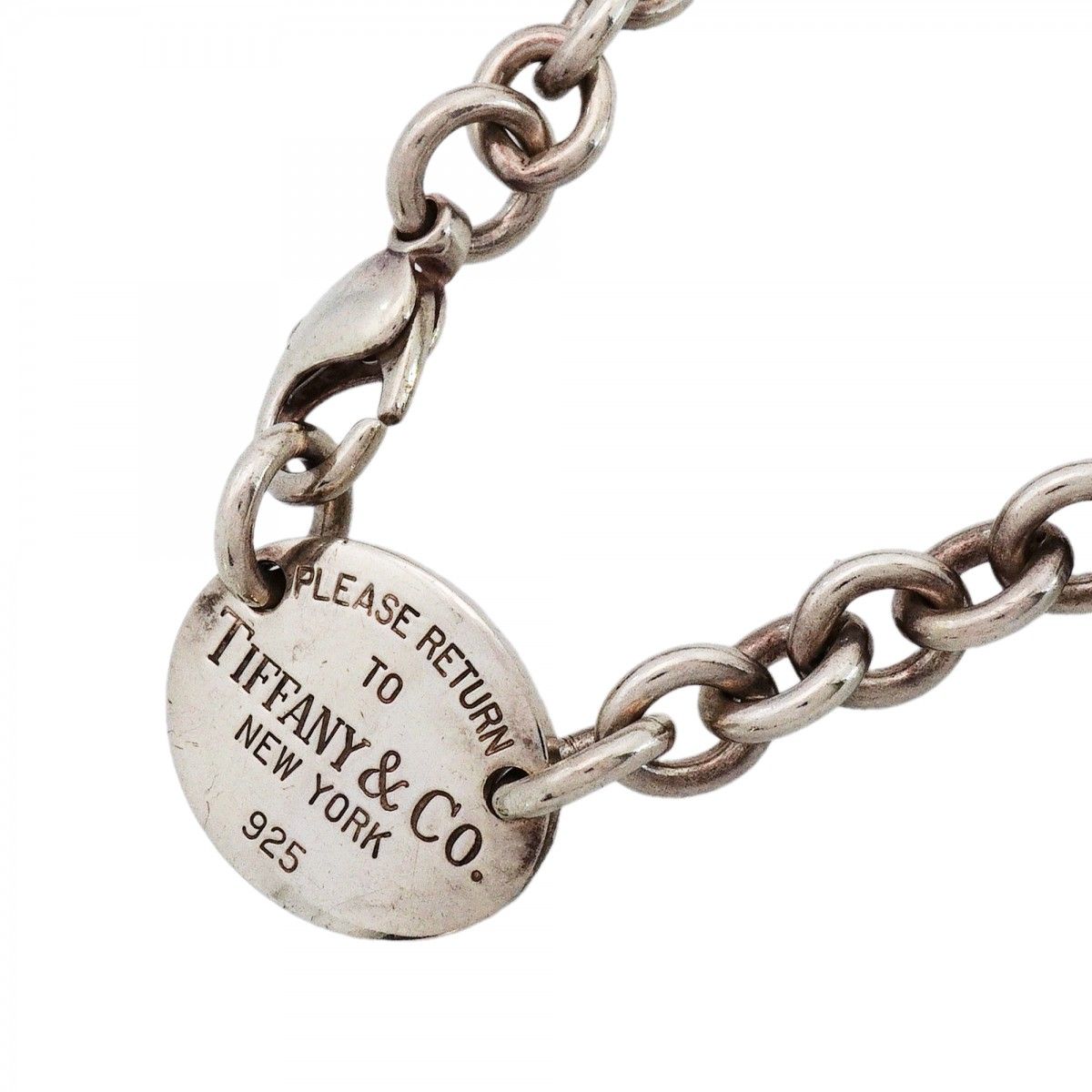 Tiffany & Co Choker Return to Oval 925 Sterling Silver Necklace