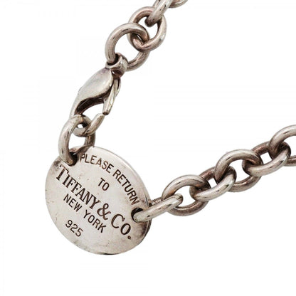 Tiffany & Co Choker Return to Oval 925 Sterling Silver Necklace
