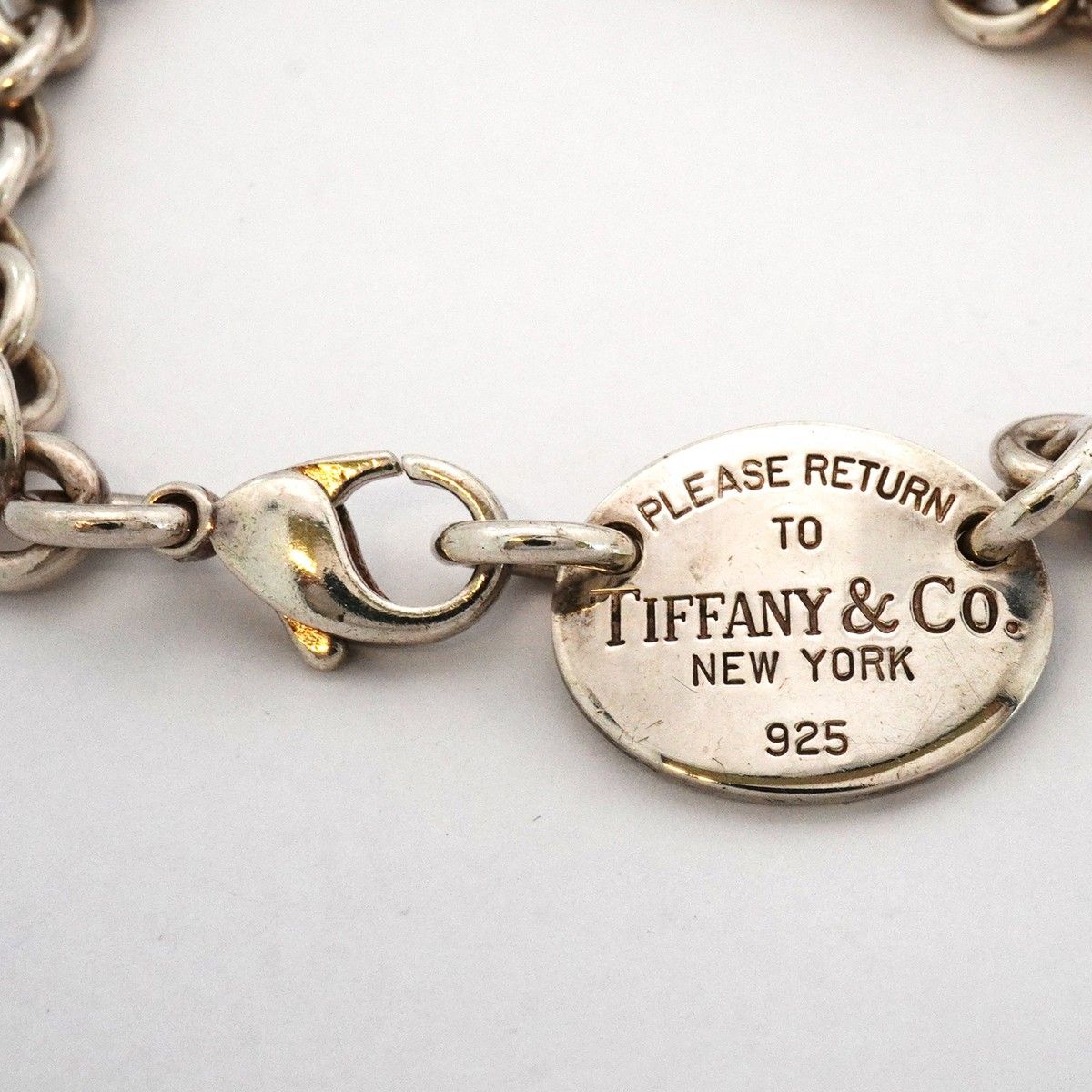 Tiffany & Co Choker Return to Oval 925 Sterling Silver Necklace — view 4