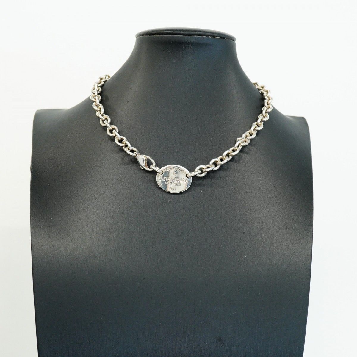 Tiffany & Co Choker Return to Oval 925 Sterling Silver Necklace — view 6