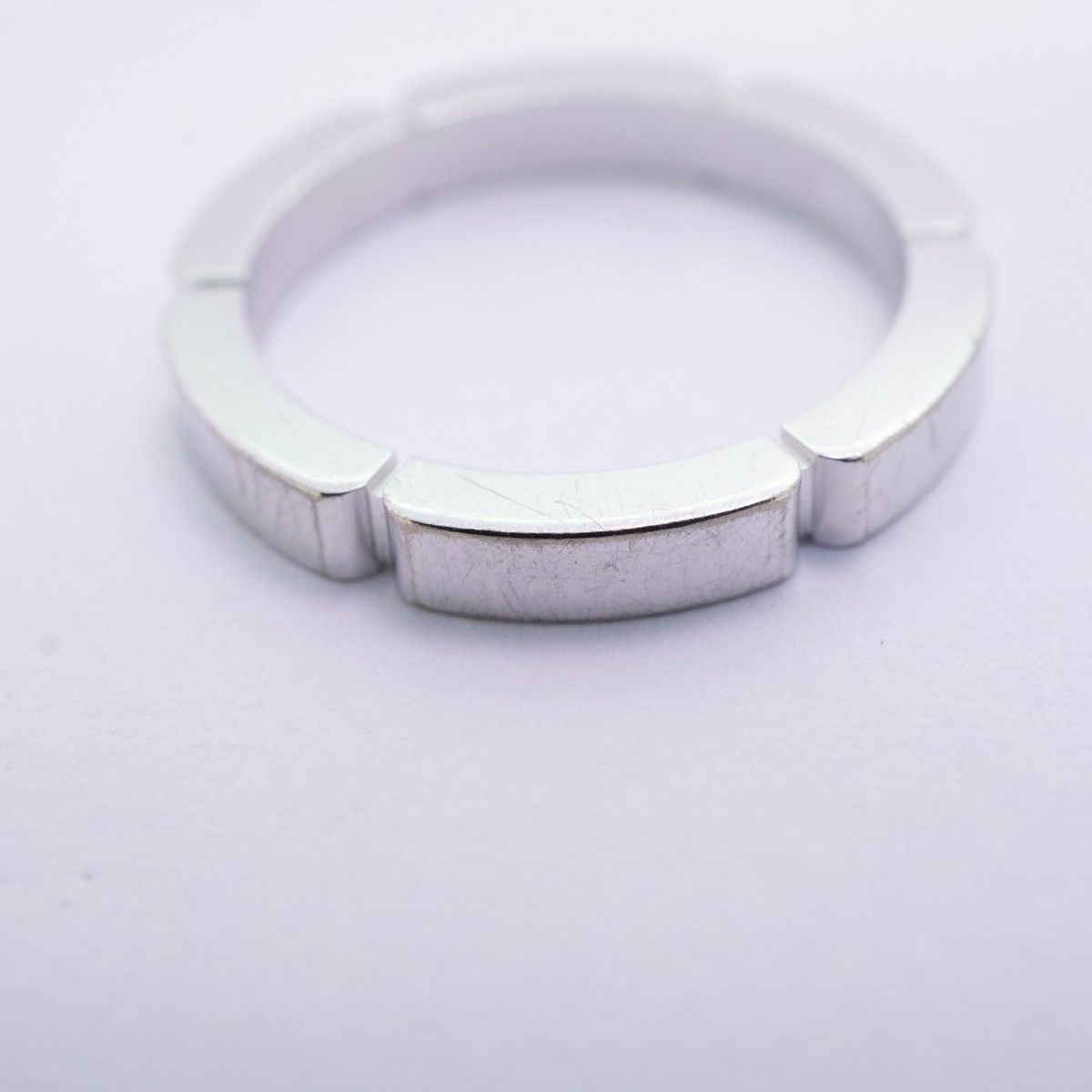 Cartier Ring Maillon Panthere 18k White Gold Diamond — view 9