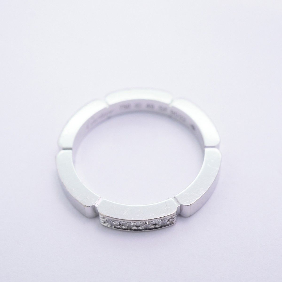 Cartier Ring Maillon Panthere 18k White Gold Diamond — view 3