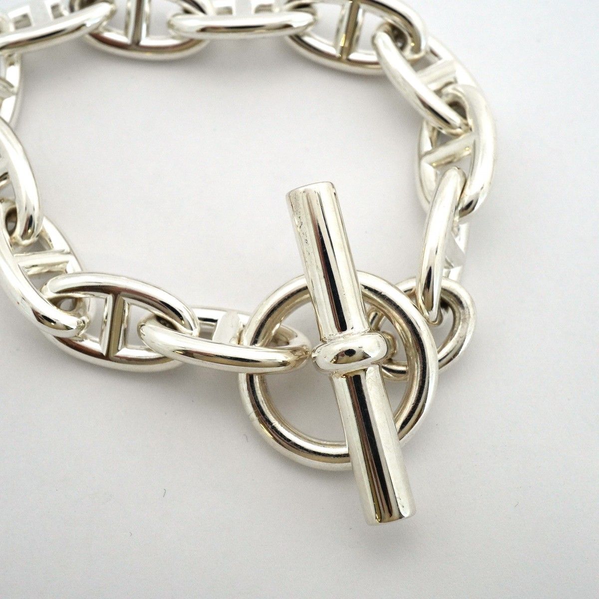 Hermes Bracelet Chaine D'ancre GM 12 Links 925 Sterling Silver — view 4