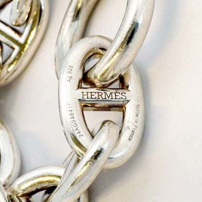 Hermes Bracelet Chaine D'ancre TGM 925 Sterling Silver — view 5