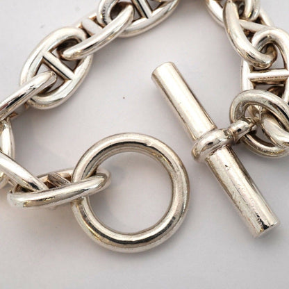 Hermes Bracelet Chaine D'ancre TGM 925 Sterling Silver — view 9