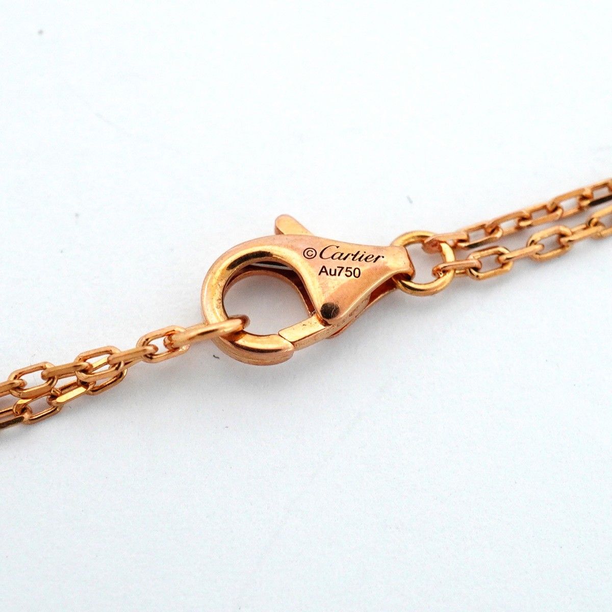 Cartier Necklace Love Circle 18k Pink Gold Diamond — view 4