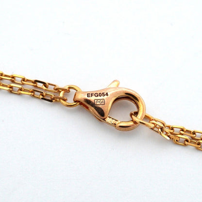 Cartier Necklace Love Circle 18k Pink Gold Diamond — view 5