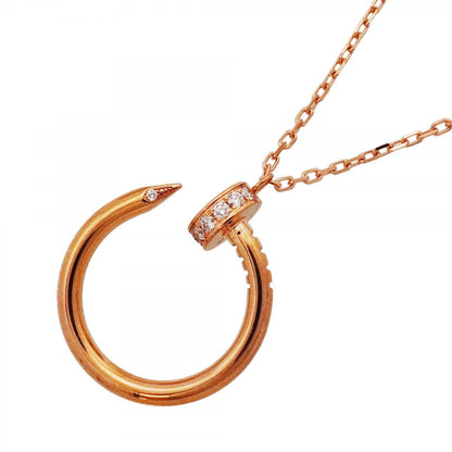 Cartier Necklace Juste un Clou 18k Pink Gold Diamond