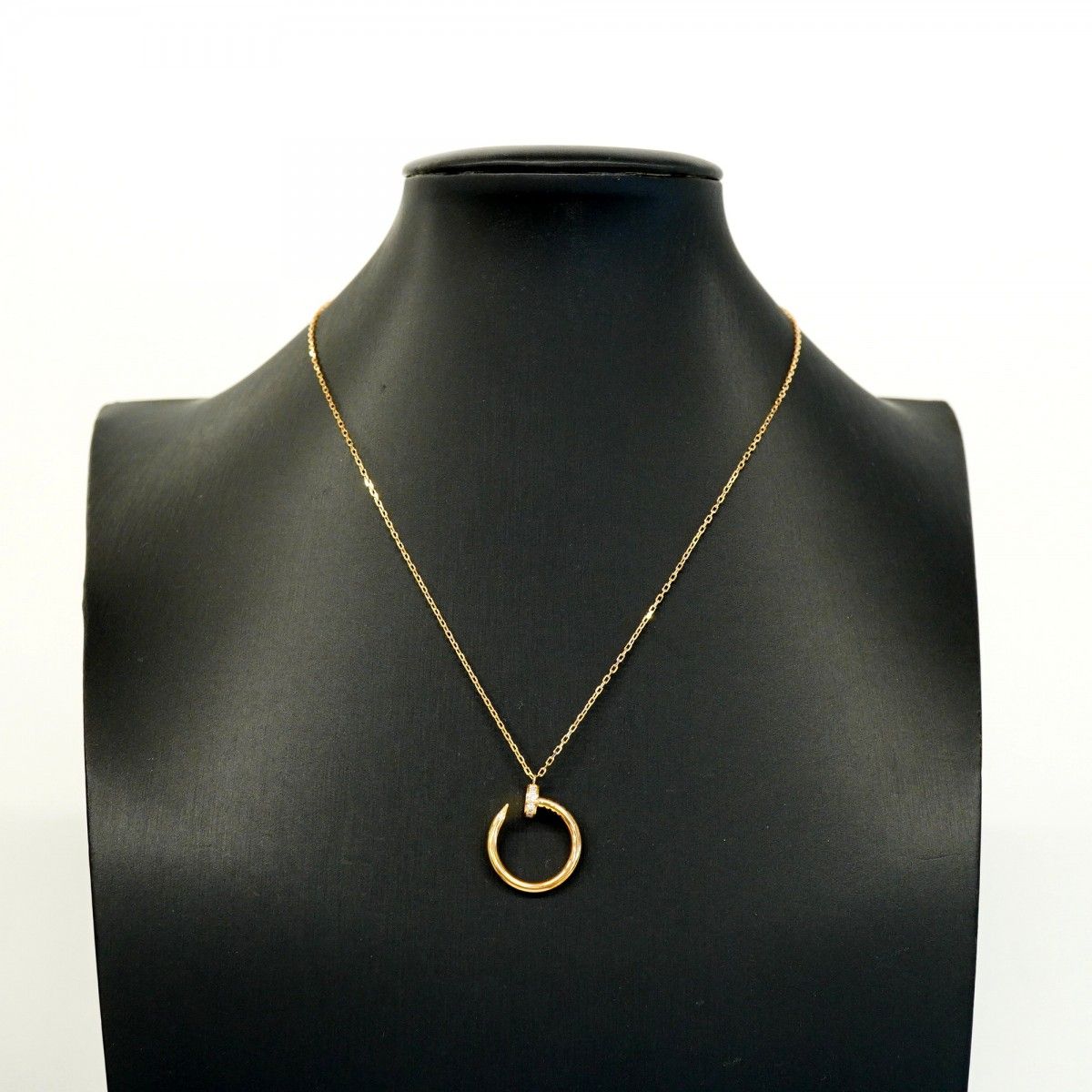 Cartier Necklace Juste un Clou 18k Pink Gold Diamond — view 6