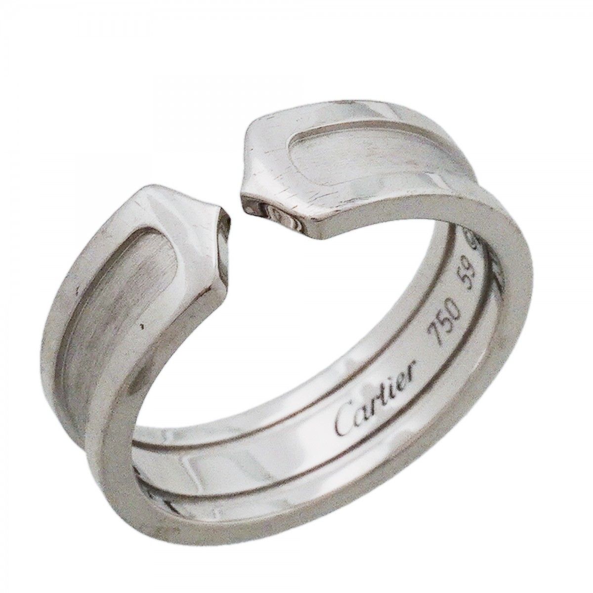 Cartier Ring 2C 18k White Gold