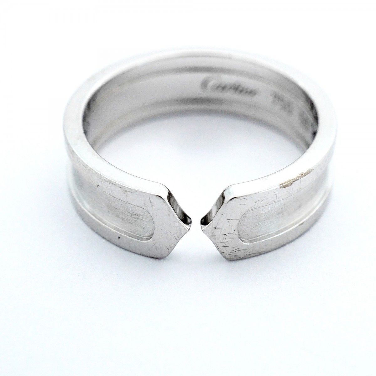 Cartier Ring 2C 18k White Gold — view 3