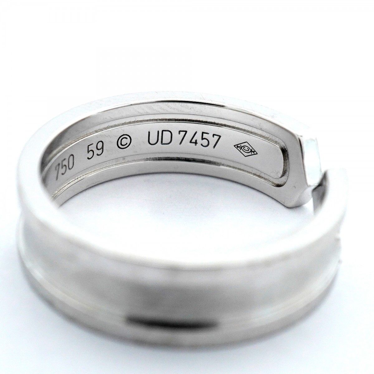 Cartier Ring 2C 18k White Gold — view 5