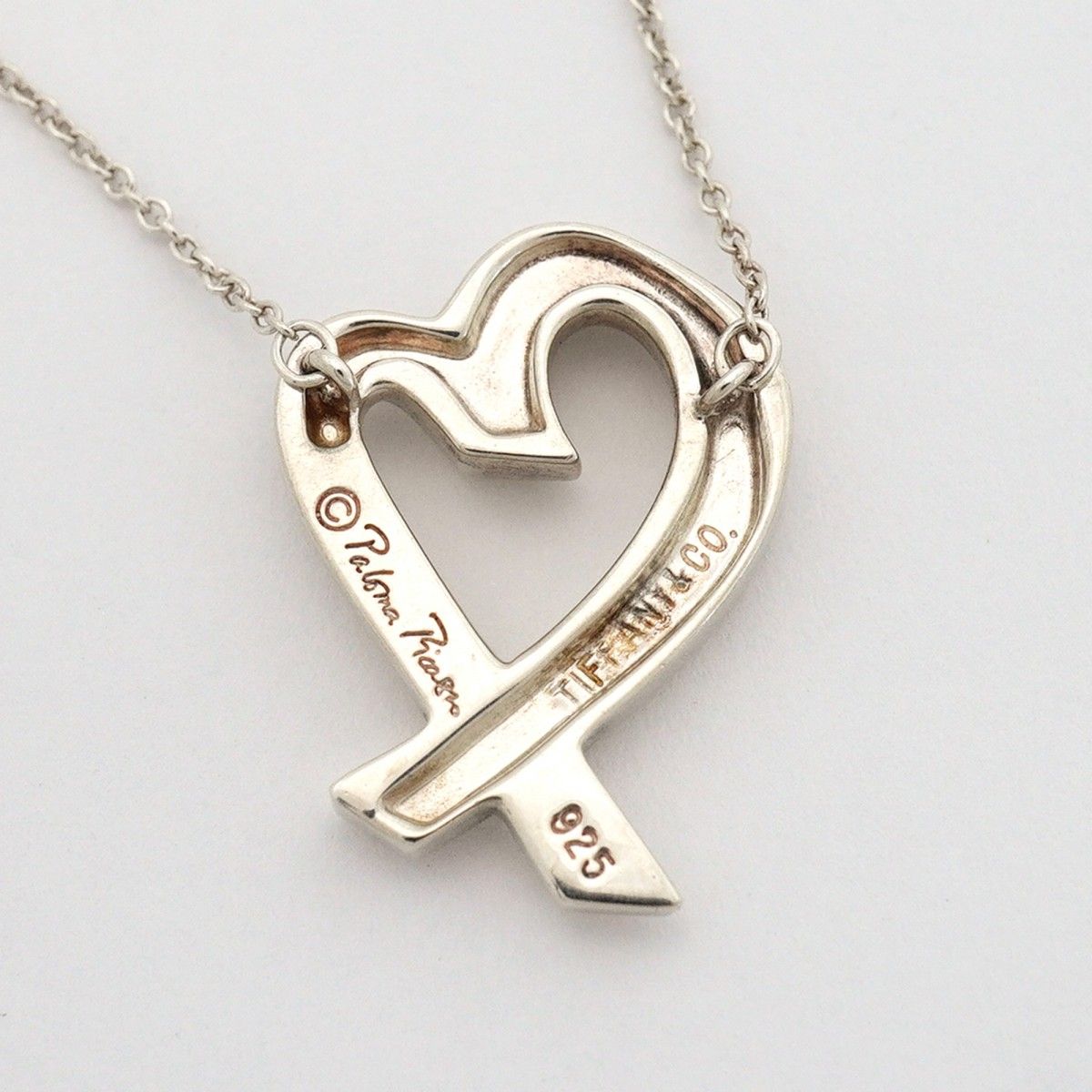 Tiffany & Co Necklace Loving Silver — view 6