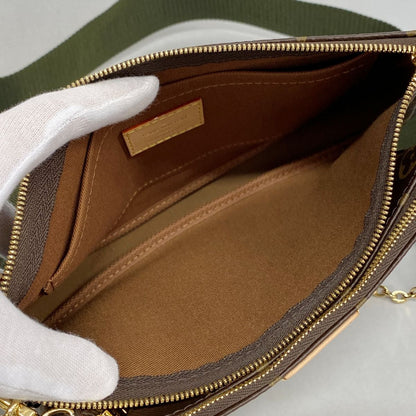 Louis Vuitton Handbag Monogram Multi Pochette Khaki 2-Way — view 4