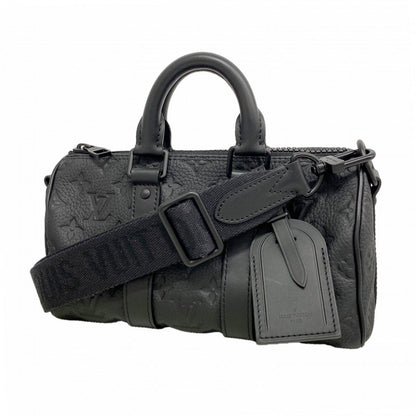 Louis Vuitton Handbag Taurillon Keepall Bandouliere 25 Noir 2-Way